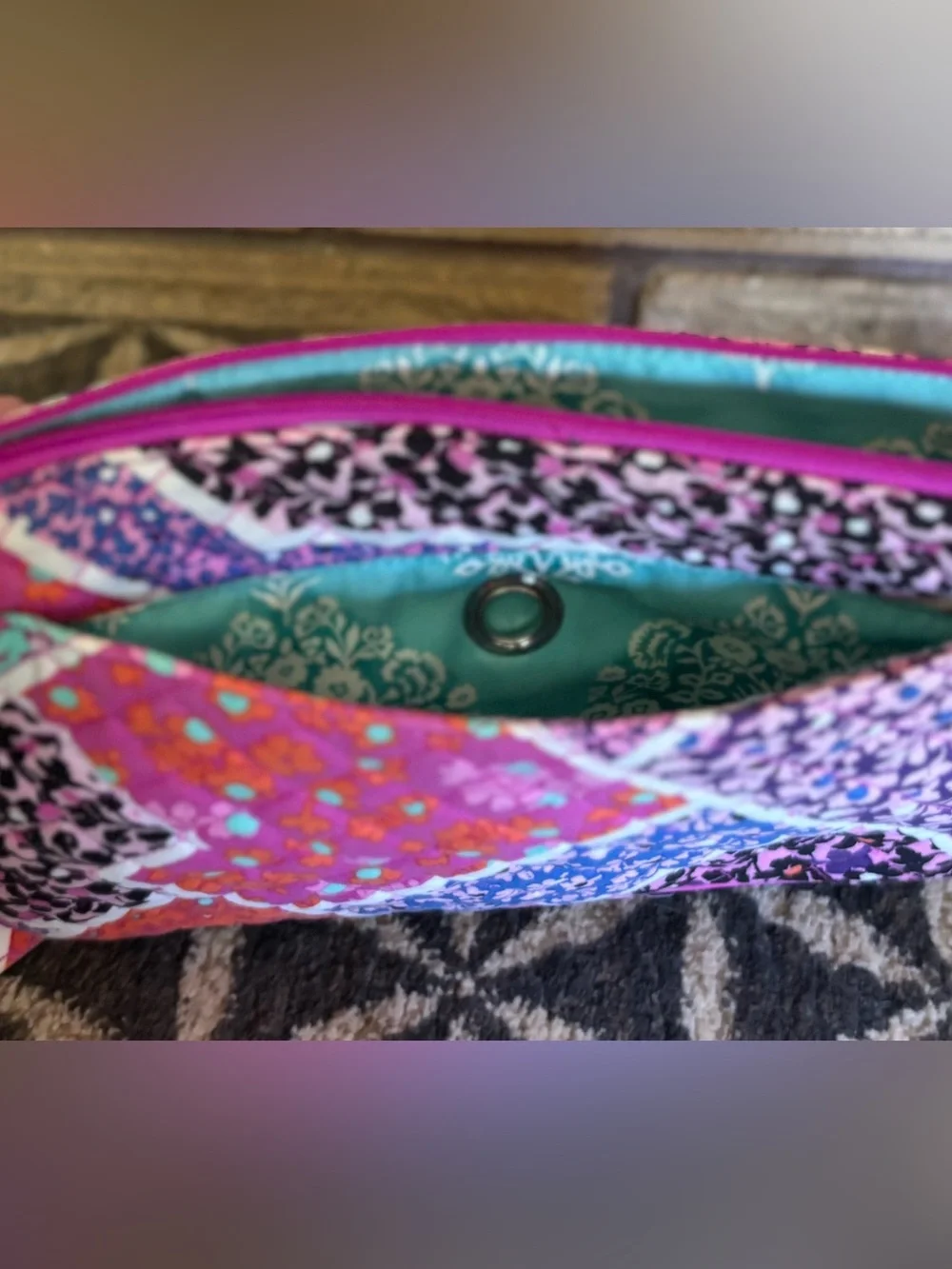 Boho Quilted Crossbody Bag - Vera Bradley - Summer Bag - Picture 7 of 15